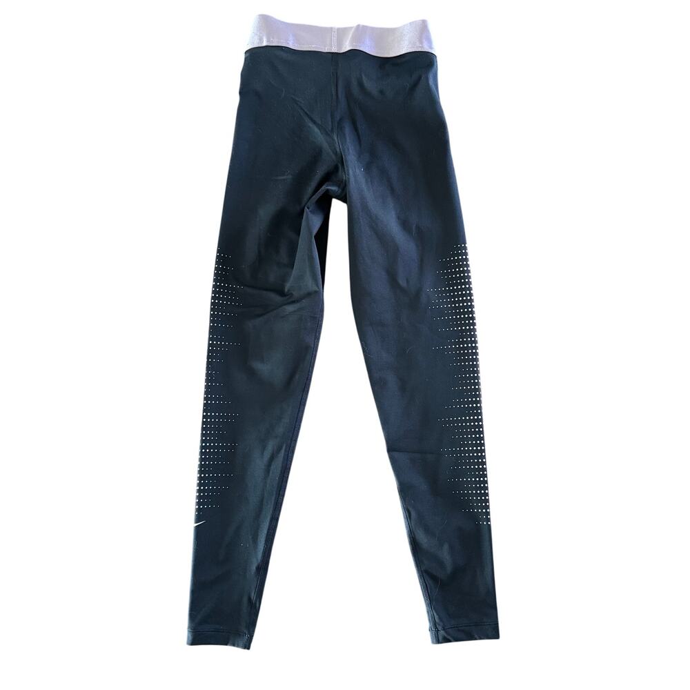 Nike Pro Small Black Dri-FIT Compression Leggings Perforated Detail - Picture 4 of 6
